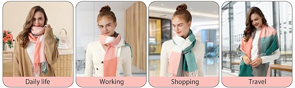scarves for women winter warm