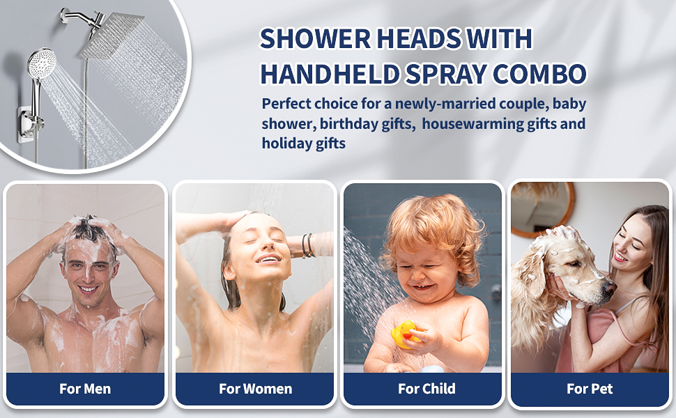 waterfall shower head