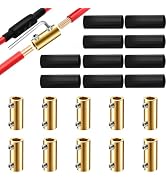 Tanbupu 10Pcs 6-10AWG 6 8 10 Gauge Wire Connectors Nut Kit 80Amp Screw Quick Terminal with 10Pcs ...