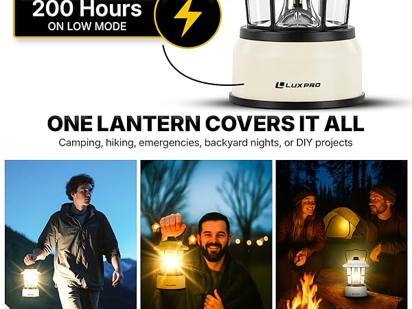 LUXPRO Retro LED Lantern
