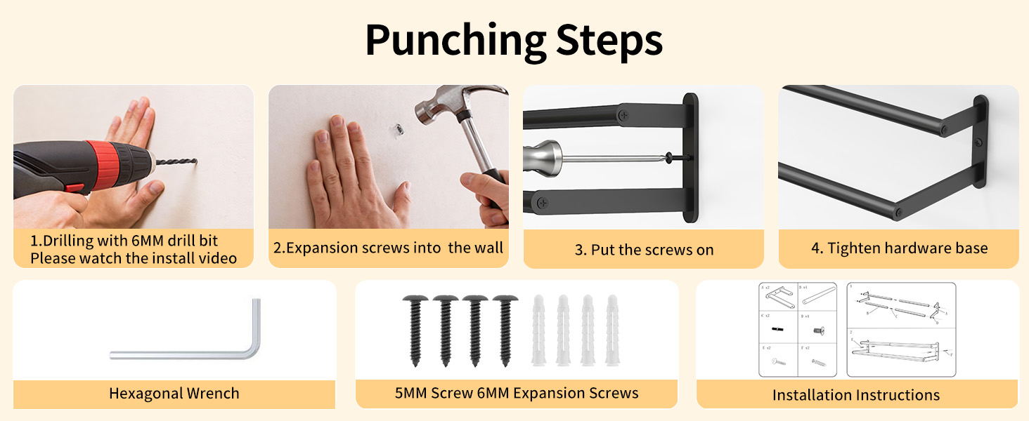 double towel hanger