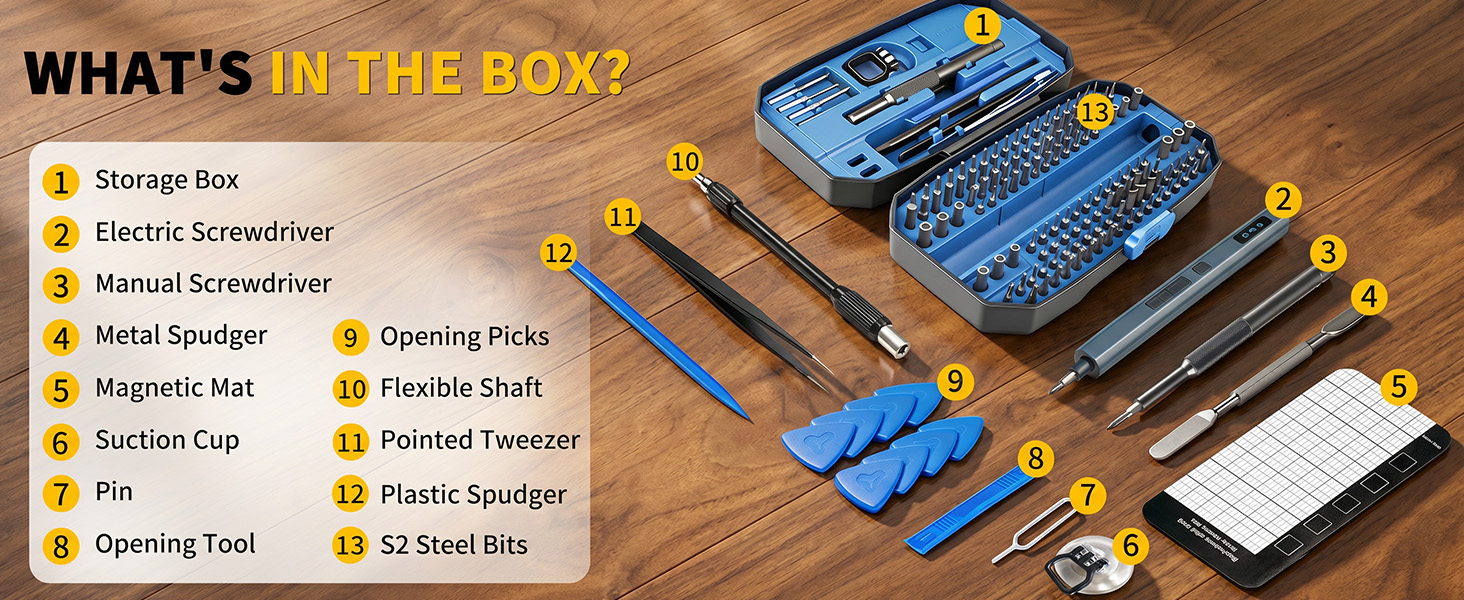 mini electric screwdriver set