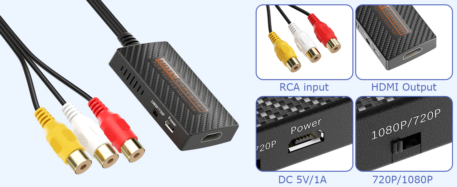 rca to hdmi converter