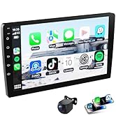 Haudio 9-Inch Android 13.0 Car Stereo with Wireless CarPlay &amp; Android Auto, GPS Navigation, WiFi ...