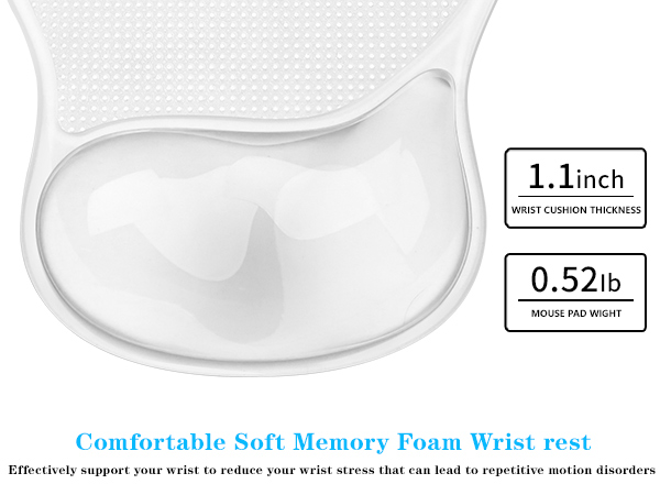 Mouse Pad with Wrist Rest