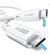 JSAUX USB-C to Mini HDMI Cable 10FT (NOT HDMI), Laptop to Portable Monitor Cable, High Speed 4K C...