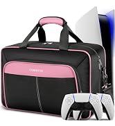 COMECOI Carrying Case for PS5, Travel Case for PS 5 Protective, Large Capacity Storage Bag Compat...