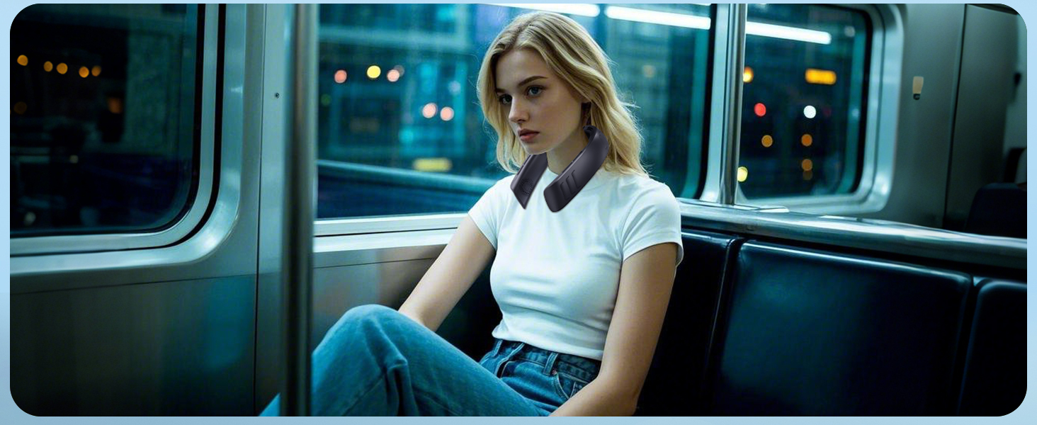 neck fan rechargable portable neck fan foldable neck fan personal fan neck fans that blow cold air