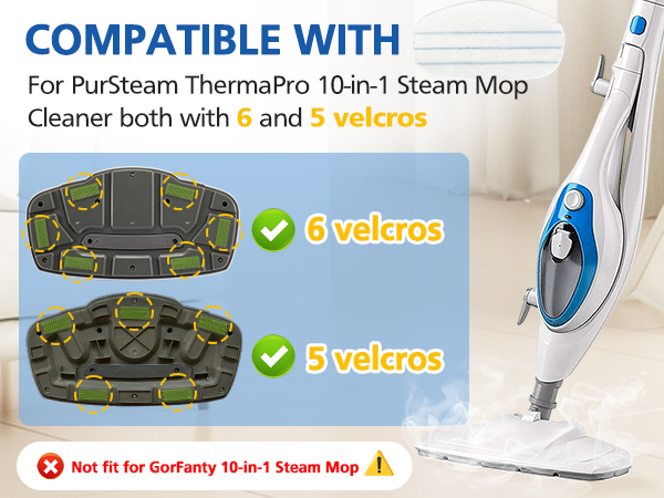 Replacement Steam Mop Pads