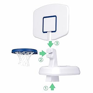 splash hoop classic pool basketball hoop