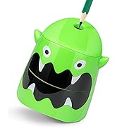 Eagle Monster Pencil Sharpener , Cute Carton Animal Design , Battery Operated, Green (Monster)