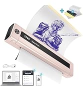 Bluetooth Tattoo Stencil Machines, Tattoo MachinesTP88, Thermal Tattoo Machines with 10pcs Transf...