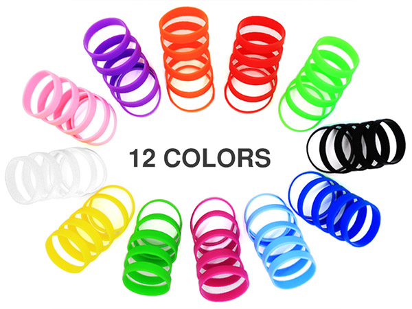 colorful silicone bracelet