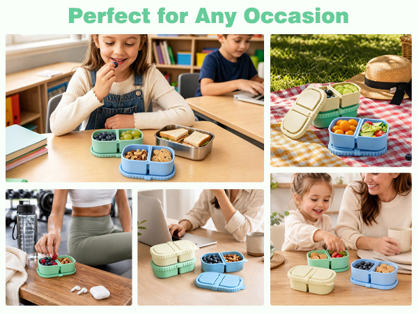 reusable snack containers with lids