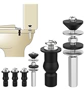 UBANU 2 Sets Toilet Seat Screws and 1 Sets Toilet Tank Screws, Toilet Seat Bolts and Toilet Tank ...