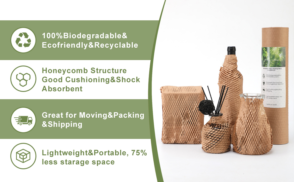 honey comb packing paper