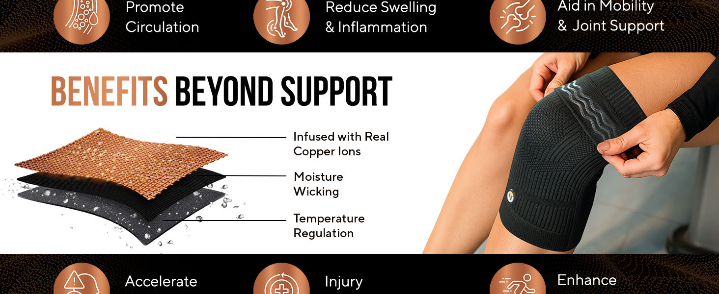 copper knee brace copper knee sleeve copper infused knee brace copper knee compression sleeve