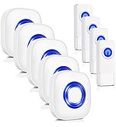 PHYSEN Wireless Doorbell, Waterproof Door Bell Chime Kit Operating at 1300-ft Range 58 Adjustable...