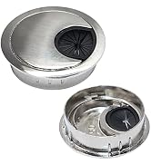 EASYEAH 2 Pcs Desk Grommet 2-1/16" / 53 mm, Desk Cord Hole Cover, Cable Grommet Metal Zinc Alloy ...