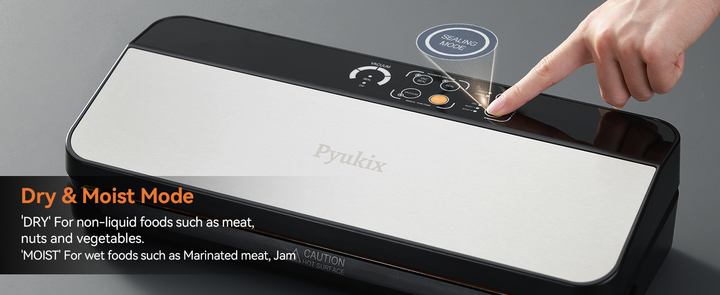 food sealer vacuum sealer dry&amp;amp;moist mode