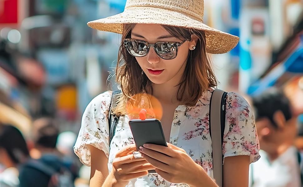 2-in-1 Portable Mini Cell Phone Fan