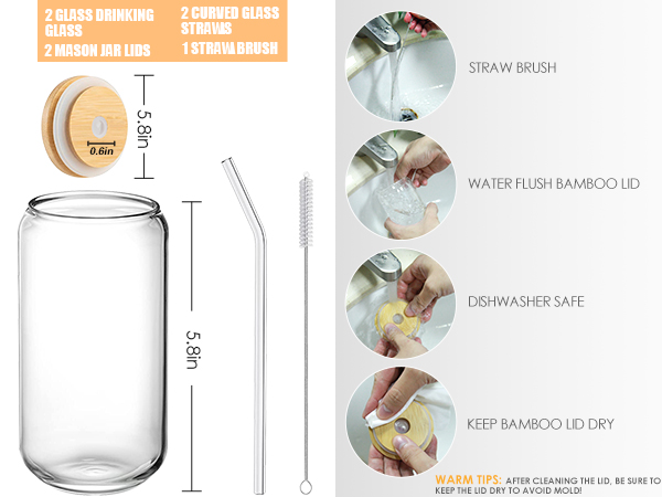 Iced Coffee Glasses cup