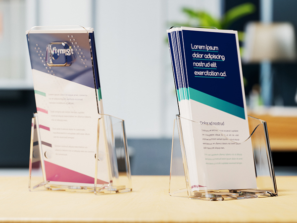 acrylic brochure holder