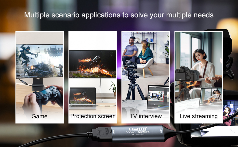 4K 30FPS HDMI Video Capture Card