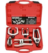 limontek 5pcs Ball Joint Separator Pitman Arm Puller, Tie Rod End Tool for Ball Joint Press Kit, ...