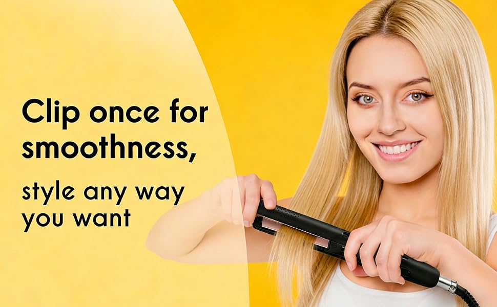 hair iron, ceramic hair straightener