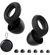 Clicar Ear Plugs for Sleeping,30db Noise Cancelling Earbuds with 8 Eartips and Carry Case,Reusabl...