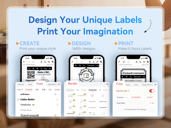 Design Your Unique Labels, Print Your Imagination