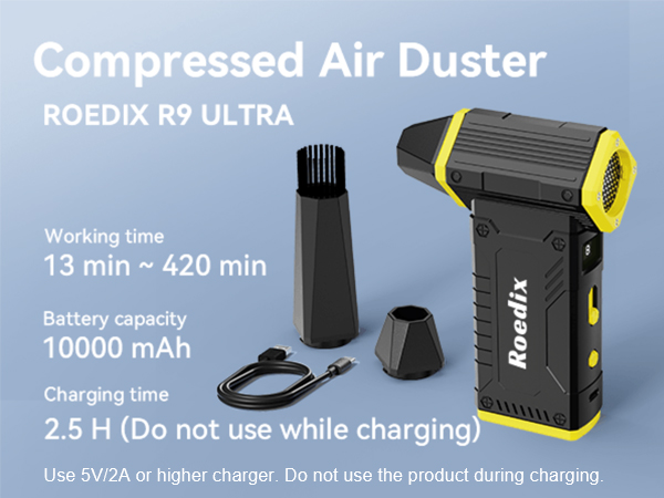 air duster 10000mAh battery