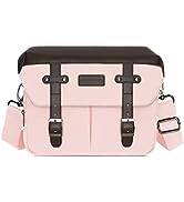 MOSISO Camera Case Crossbody Shoulder Messenger Bag, DSLR/SLR/Mirrorless Photography Vintage PU L...
