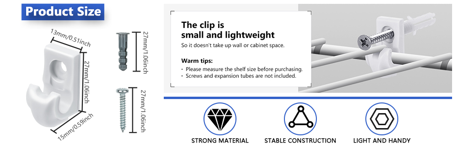 wire shelf brackets