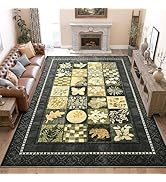 Tepook Modern 6x9 Area Rugs for Living Room, Geometric Patchwork Washable Rugs for Bedroom, Indoo...