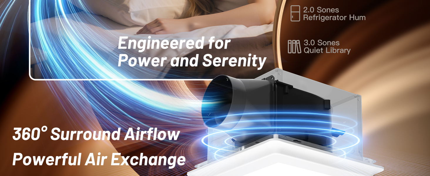 bathroom exhaust fan with light