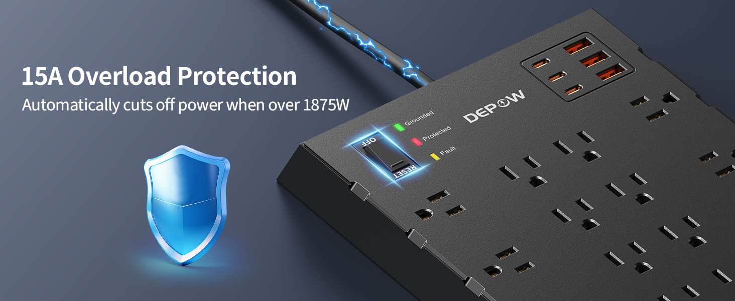 regleta de enchufes multiples