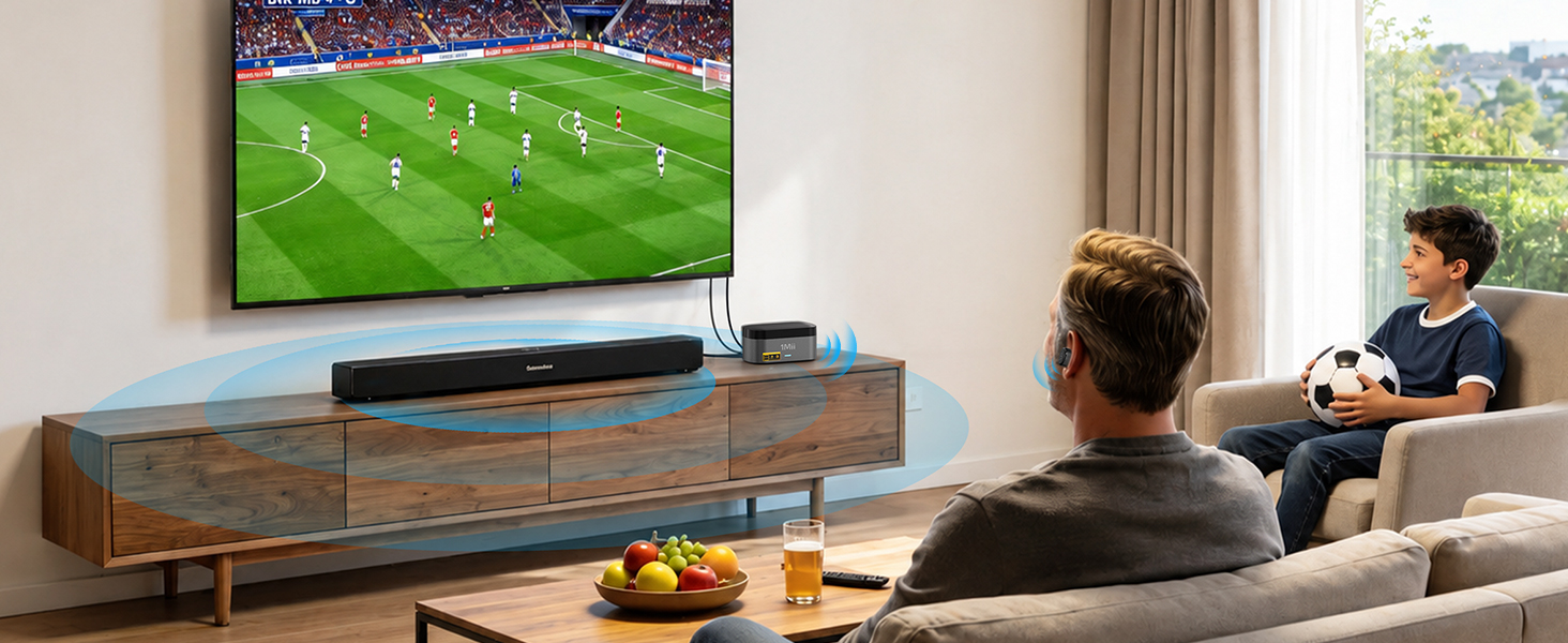 wireless earbuds for tv with bypass mode