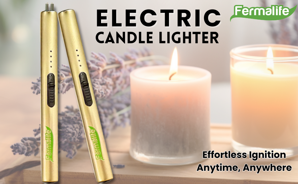 electric candle lighter, effortless ignition, small and portable