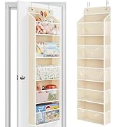 JARLINK Toy Stuffed Animal Storage, Over The Door Organizer W/Clear View Windows, 44lb Load, Baby...