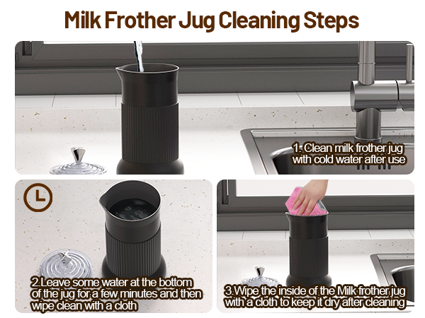 moka pot and milk frother