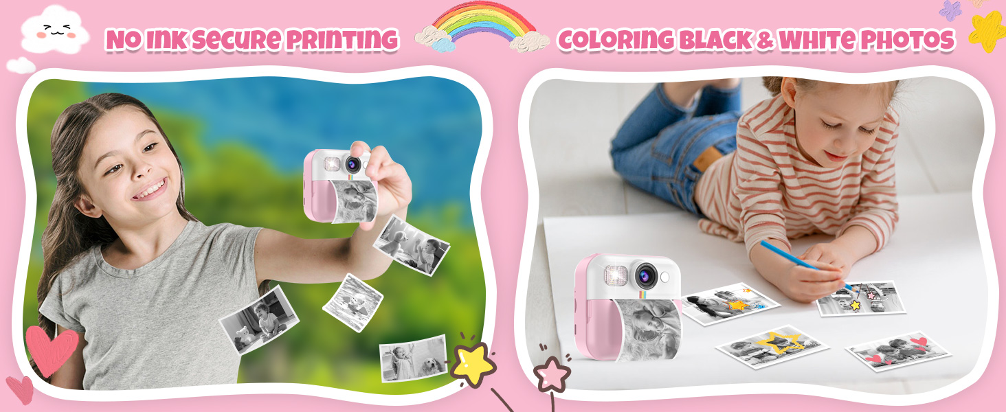 BOFIDAR Instant Camera for Kids