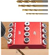 30°45°90° Angle Drill Guide Jig for hand drill, Portable angle drill guide block for straight or ...