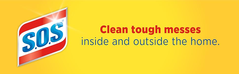 Clean tough messes inside and outside the home