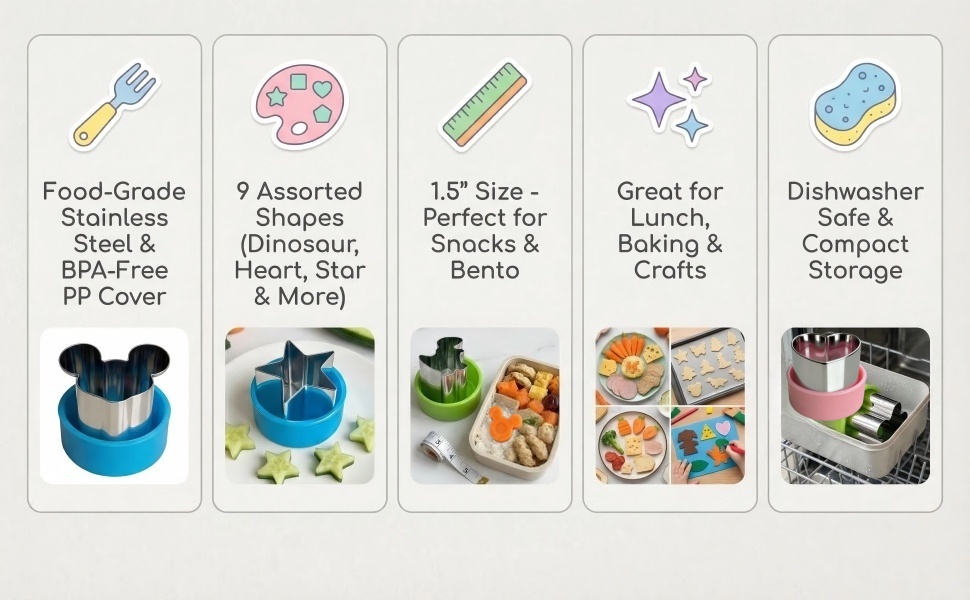 mini cookie cutters