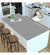 2MM Extra Large Silicone Mat, Silicone Mats for Kitchen Counter 47.3''x23.6'', Nonslip Heat Resis...