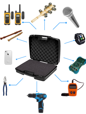 hardshell case with custom foam