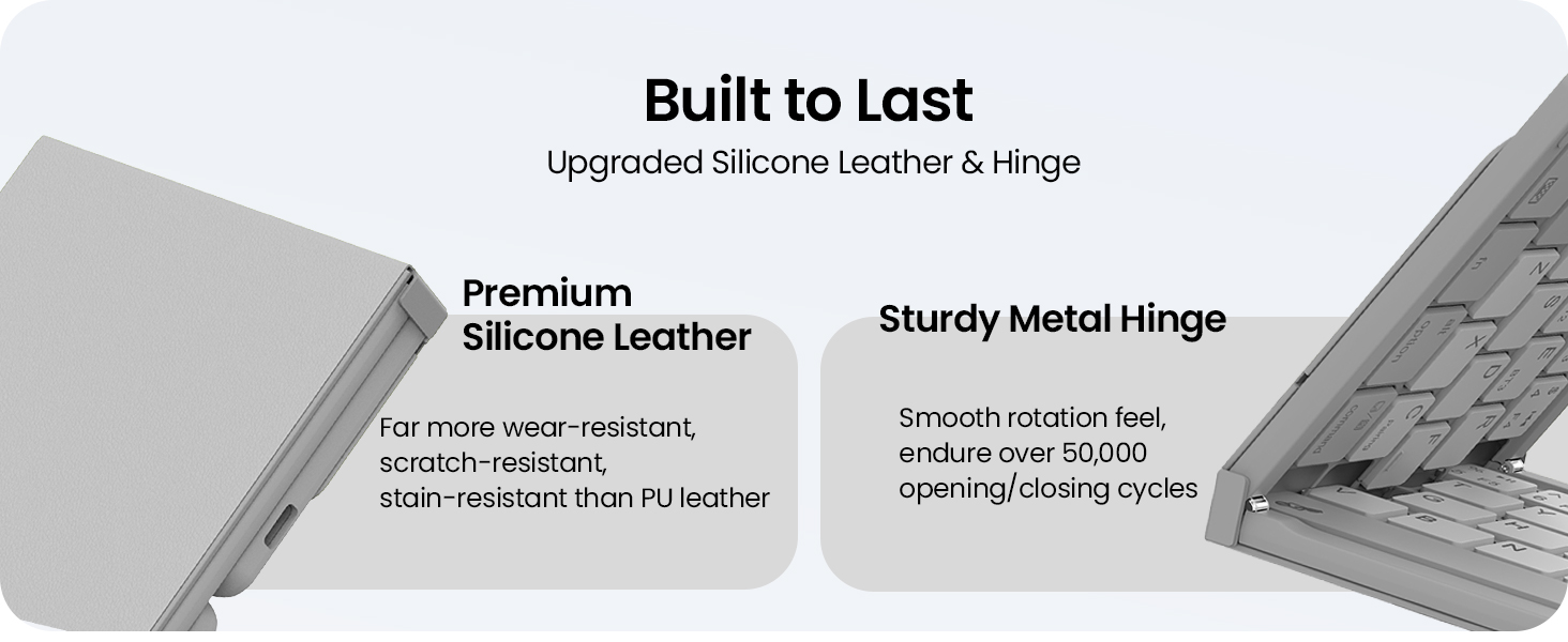 foldable keyboard with touchpad