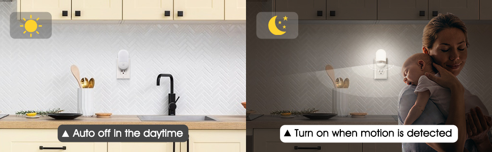 auto on off night light